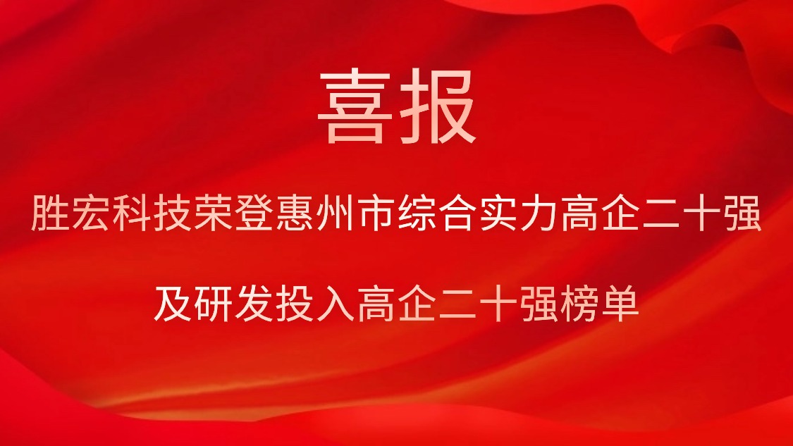 星空游戏科技荣登惠州市综合实力高企二十强及研发投入高企二十强榜单